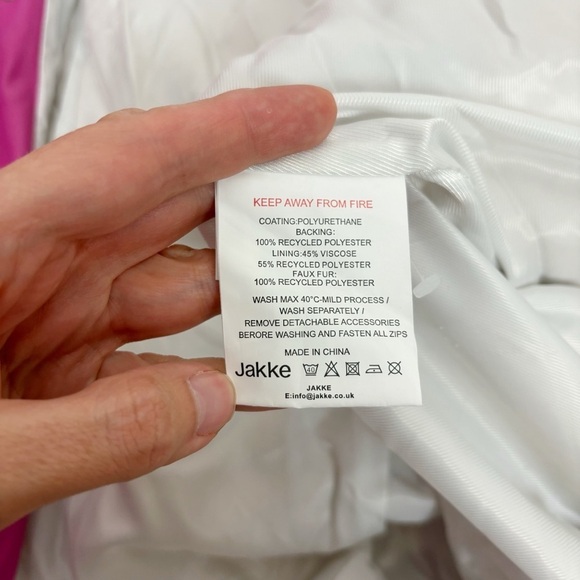 Jakke Bailey Coat in Bubblegum Pink Size S - Picture 12 of 16